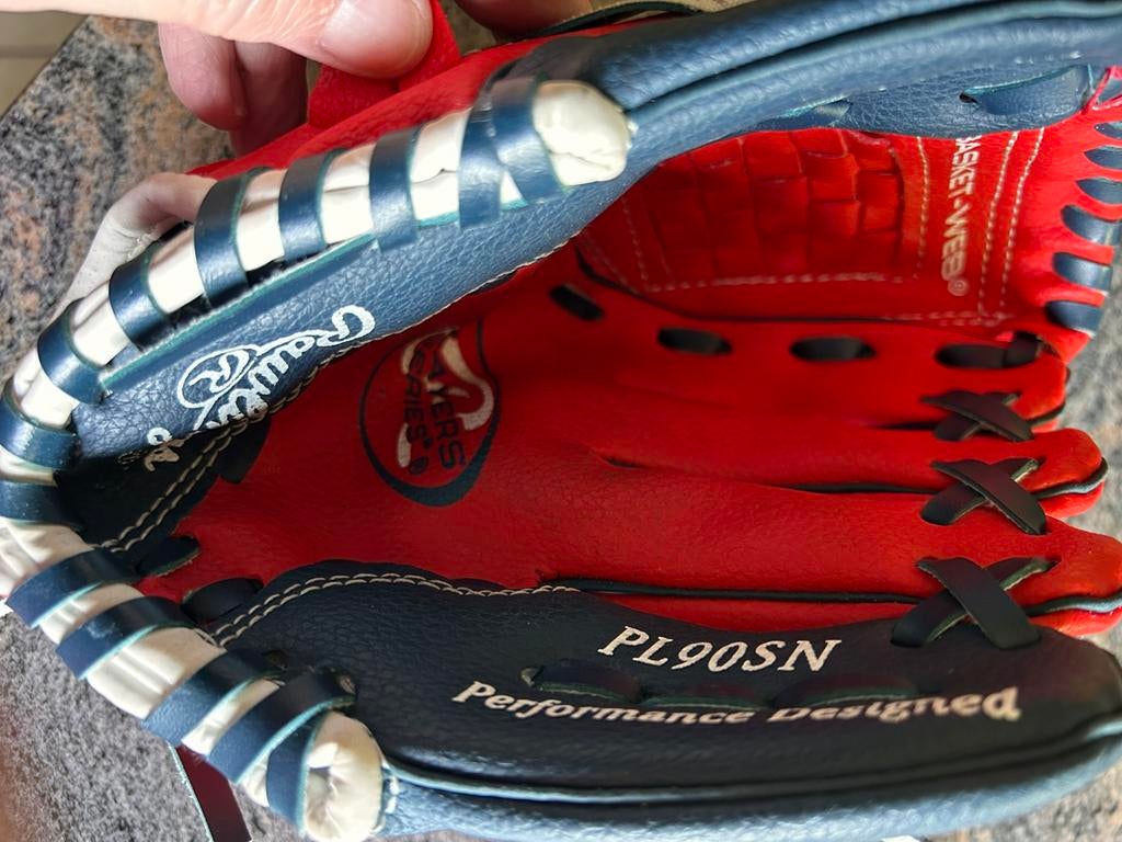 Honkbal knuppel en handschoenen, Sport en Fitness, Honkbal en Softbal, Ophalen of Verzenden, Gebruikt, Honkbal, Knuppel