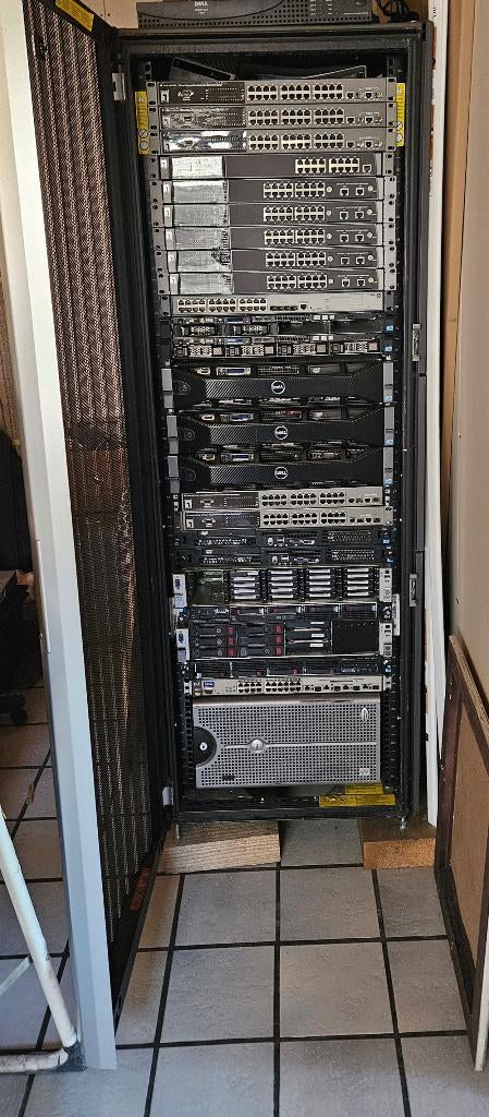 rack de serveurs 42u, serveurs et réseau, Enlèvement, Utilisé