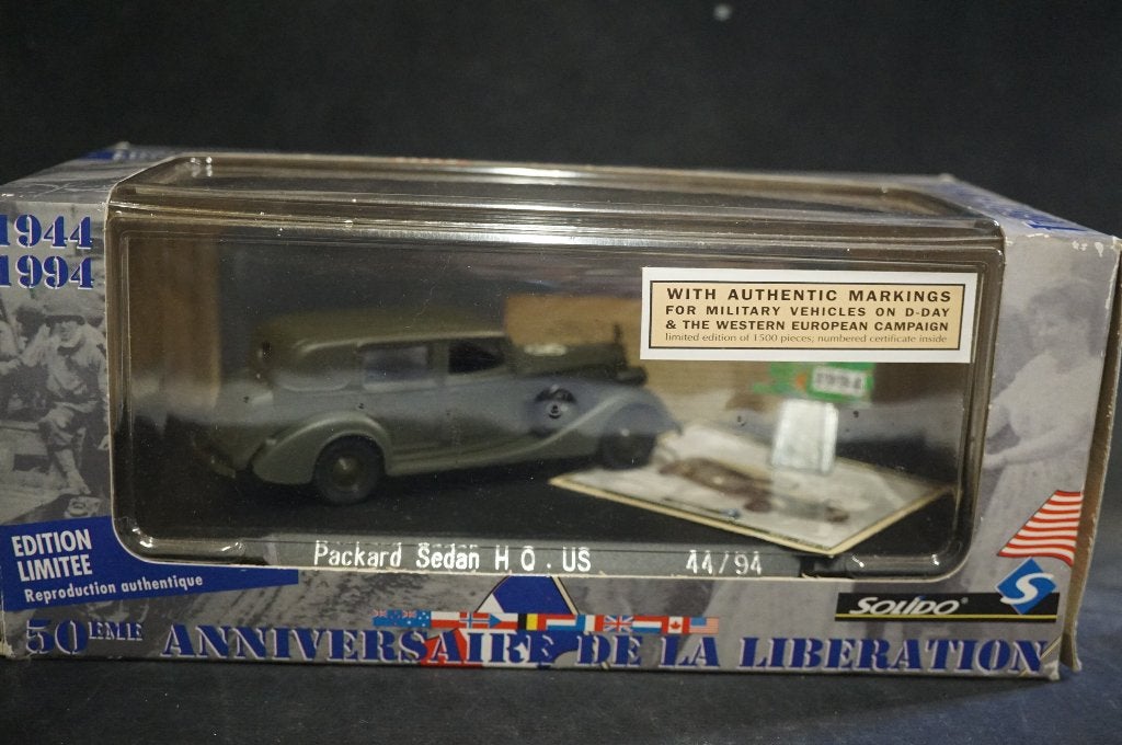 Solido Packard militaire sedan - 1/43 - Limited ed., Hobby en Vrije tijd, Ophalen of Verzenden, Solido