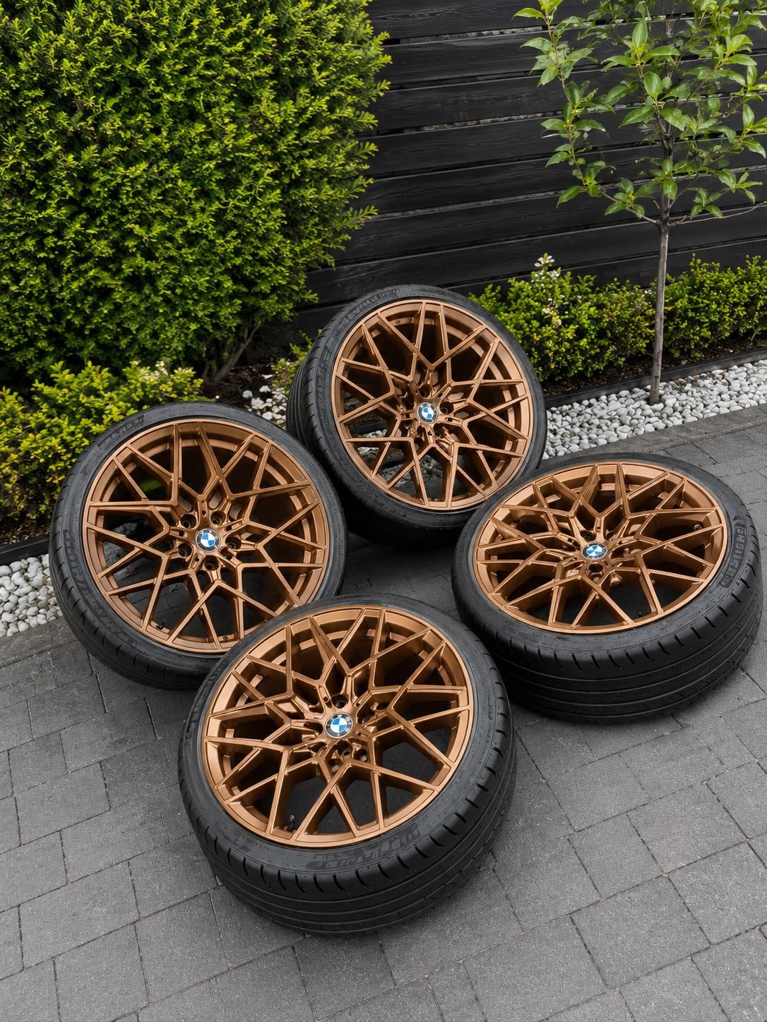 Bmw 19 breedset met perfecte banden, Auto-onderdelen, Banden en Velgen, Ophalen, Band(en)