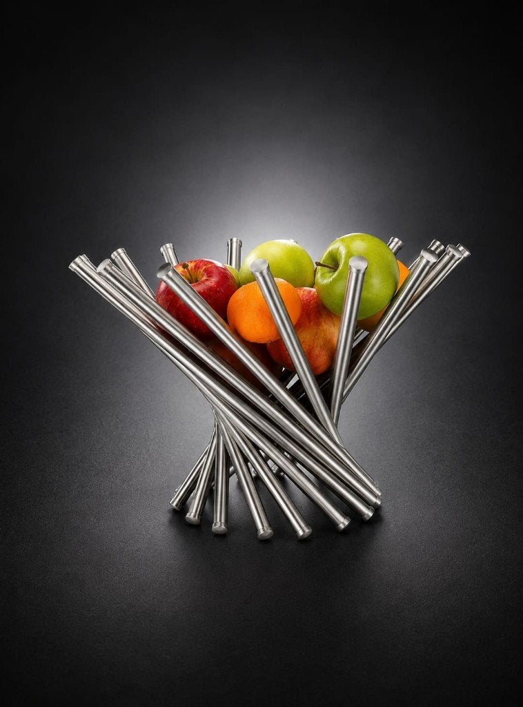 Corbeille à fruits pliable en acier inoxydable., Enlèvement, Comme neuf, Moderne, Autres types