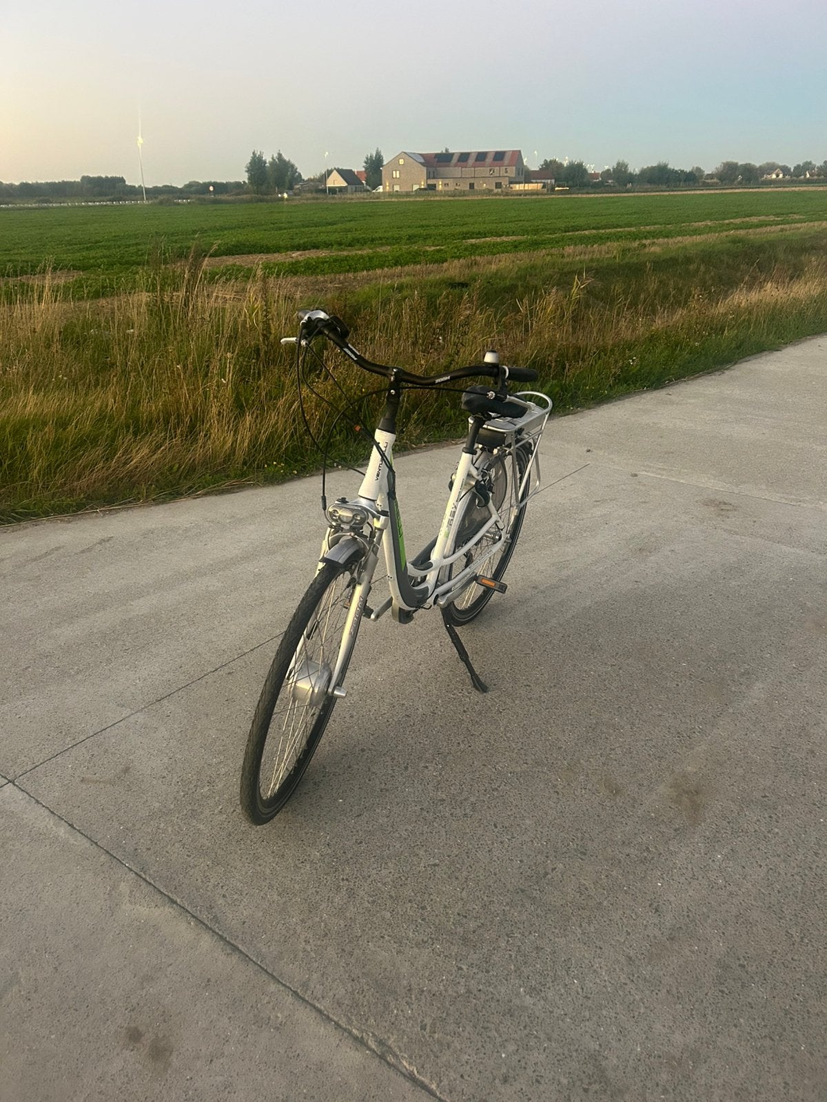 elektrische damesfiets Venturelli, Ophalen