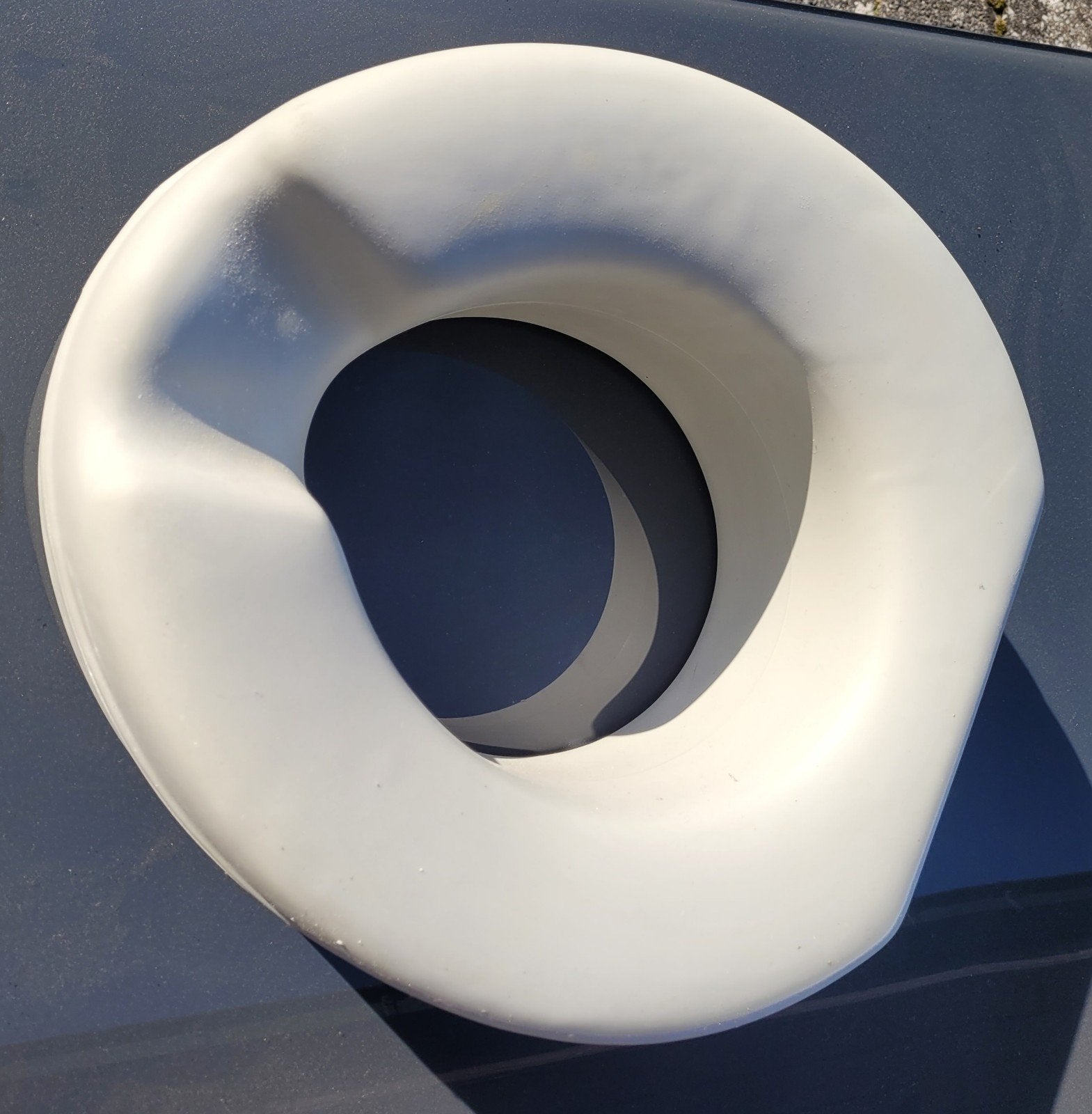 toiletverhoger zacht rubber 11cm, Ophalen of Verzenden, Zo goed als nieuw