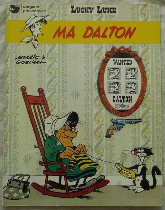Strip Boek, Lucky Luke, Ma Dalton, Nummer 7, Dargaud, 1979., Enlèvement ou Envoi, Une BD, Morris & Goscinny,, Utilisé