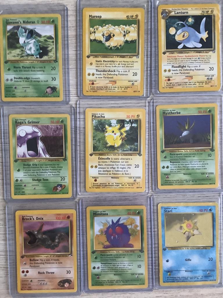 40 carte Pokémon 1 édition limitée, Hobby & Loisirs créatifs, Jeux de cartes à collectionner | Pokémon, Enlèvement, Comme neuf