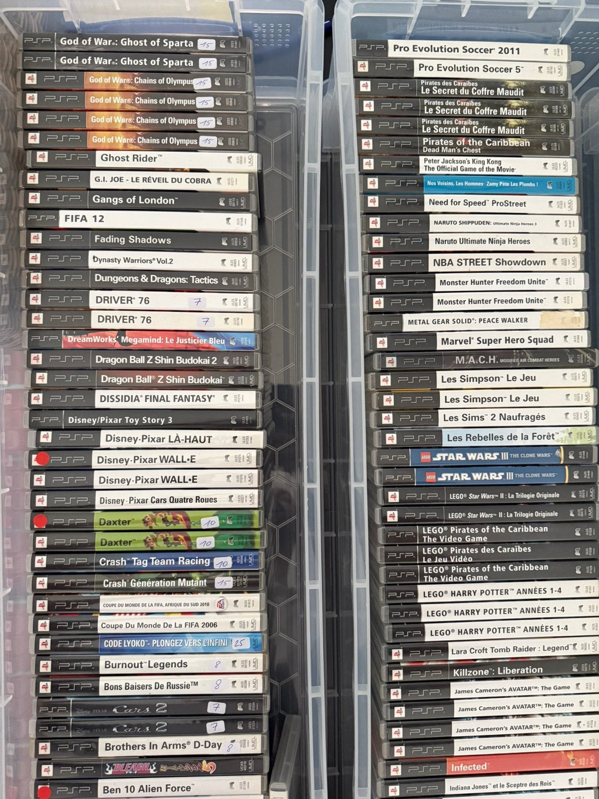 Collection Jeux Sony PSP - film UMD, Games en Spelcomputers, Games | Sony PlayStation Portable, Ophalen of Verzenden, Gebruikt