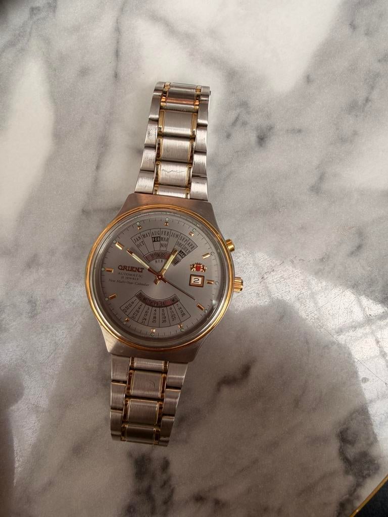 Orient Automatic Multi Year Calendar, Handtassen en Accessoires, Horloges | Heren, Ophalen of Verzenden, Gebruikt