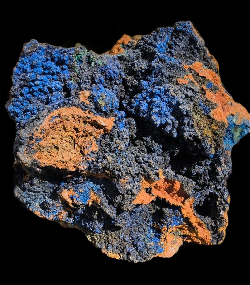 Azuriet&Malachiet in matrix, Ophalen of Verzenden, Mineraal