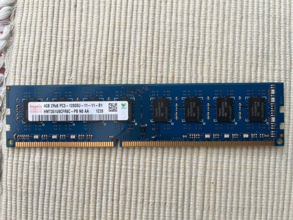 10 DDR3 Desktop RAM 4GB PC3-12800U (40GB Total), Informatique & Logiciels, Mémoire RAM, Utilisé, Desktop, 4 GB, DDR3, Enlèvement ou Envoi