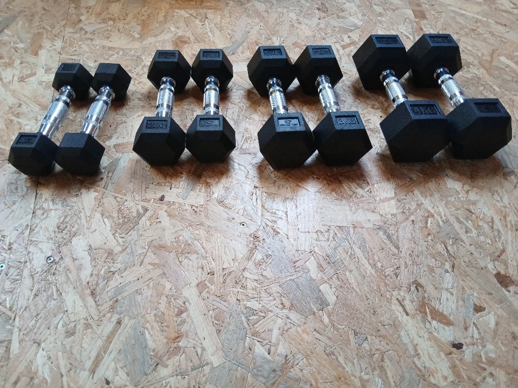 Haltères 1-4kg  Fitnesstech, Sport en Fitness, Ophalen, Zo goed als nieuw, Armen, Dumbbell