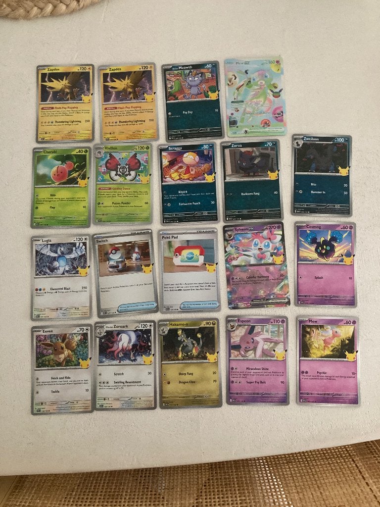 Pokemon 30th gezocht! traden of kopen, Hobby en Vrije tijd, Ophalen of Verzenden, Nieuw, Losse kaart