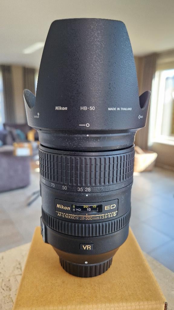 Nikon Nikkor AF-S 28-300mm f/3.5-5.6 G ED VR, Enlèvement, Utilisé, Autres types, Zoom