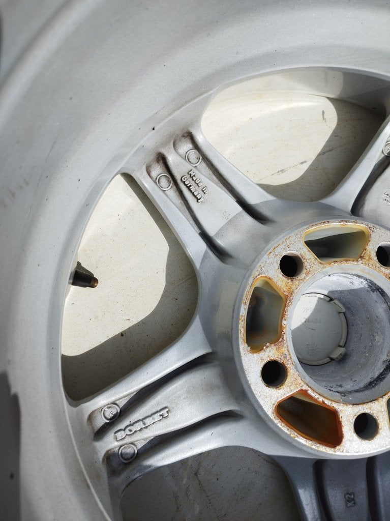 Aluminium Borbet 15 inch velgen - 4 stuks, Auto-onderdelen, Banden en Velgen, Ophalen, Gebruikt, 15 inch, Velg(en)