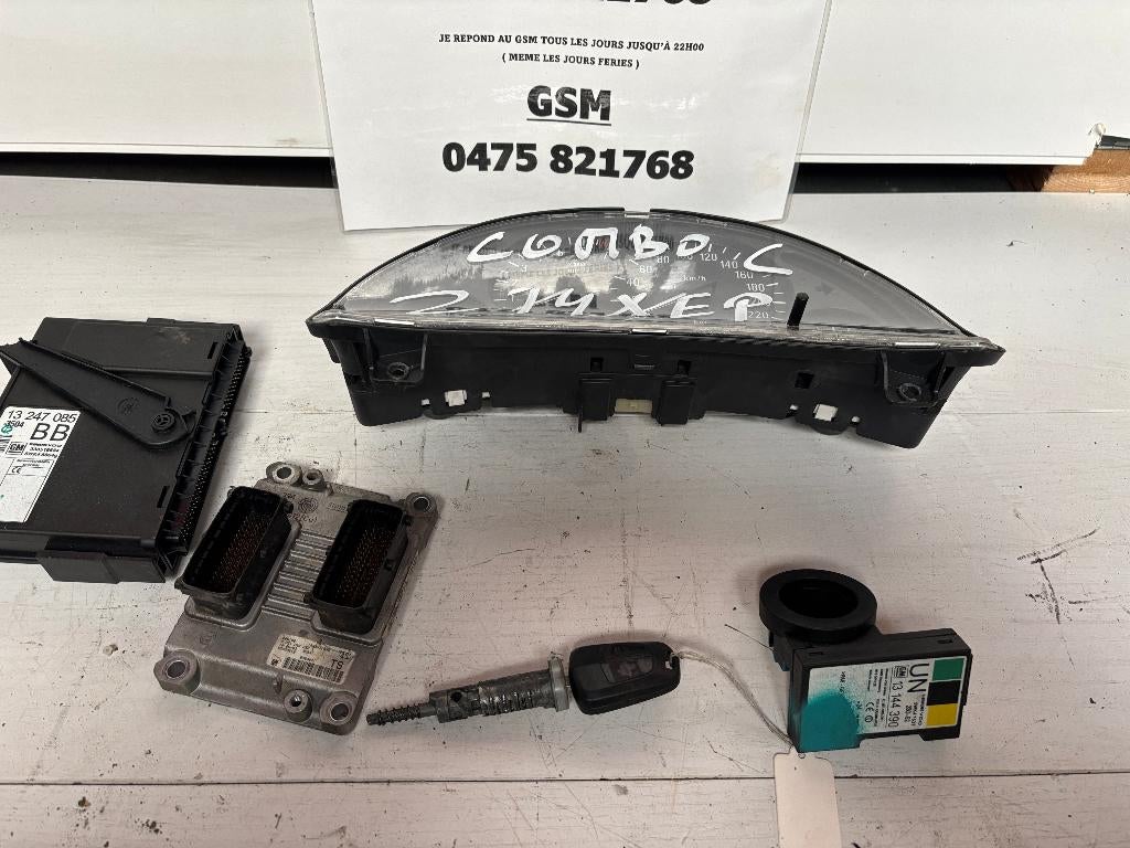 KIT DE DEMARRAGE OPEL COMBO TOUR 1400 ESSENCE TRANSPONDEUR, Ophalen, Gebruikt, RUE BRIGADE PIRON 307, Garage_bila@yahoo.fr
