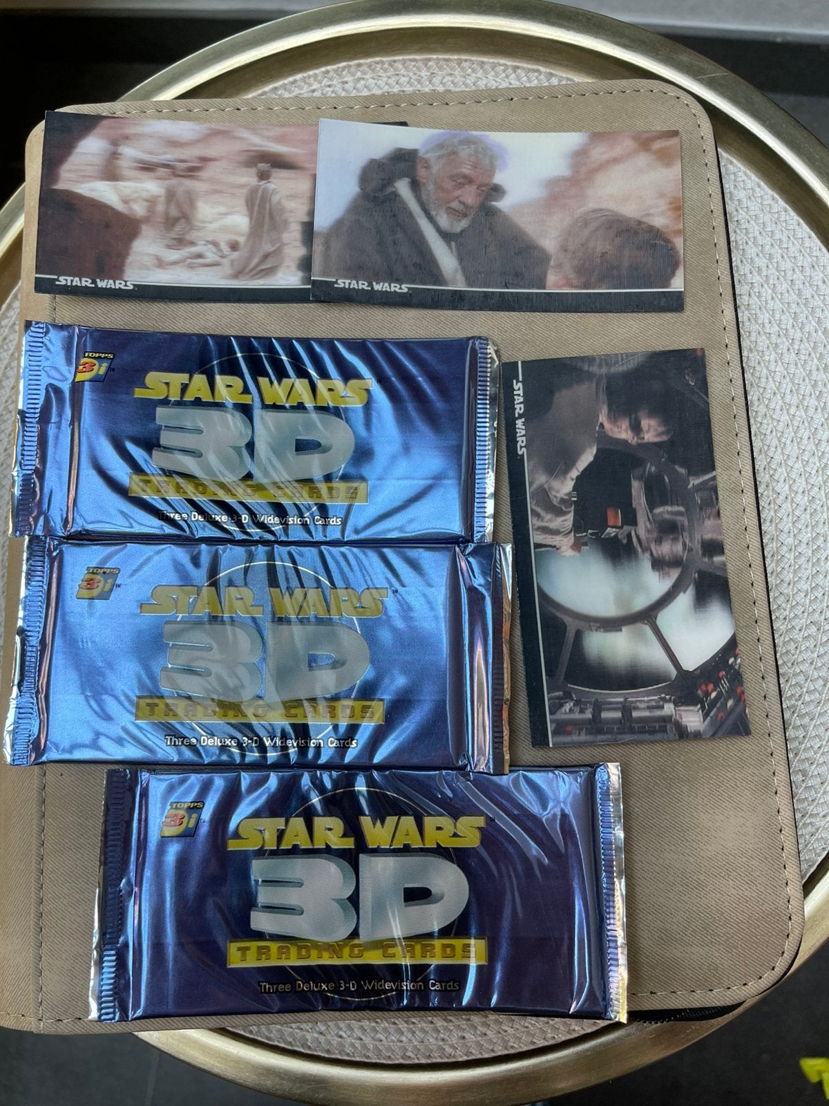 Drie gesloten blisters Topp’s kaarten Star Wars, Verzamelen, Ophalen, Nieuw