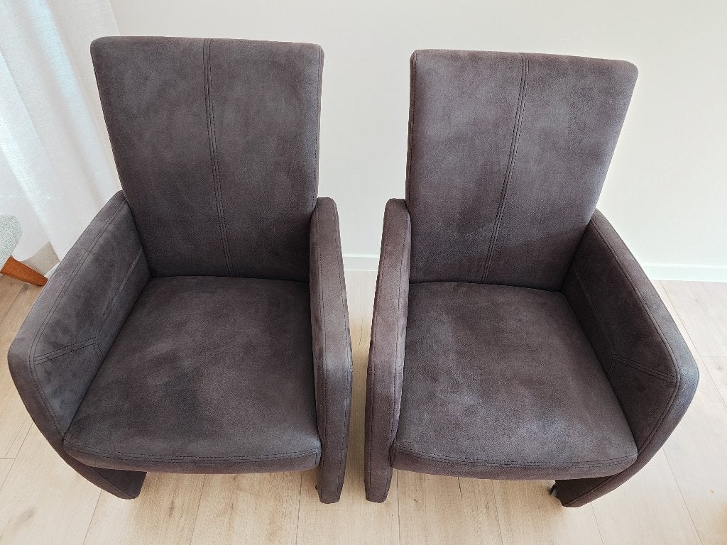 2 (eetkamer)stoelen, Comme neuf, Deux, Enlèvement, Modern