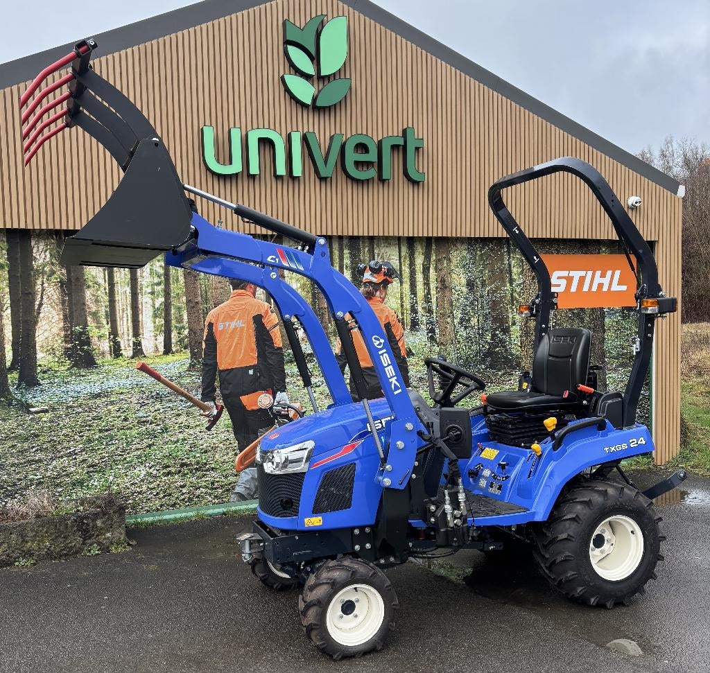 Tracteur Compact ISEKI TXGS24 avec chargeur frontal, Articles professionnels, Enlèvement, Horticulture, culture maraîchère en serre