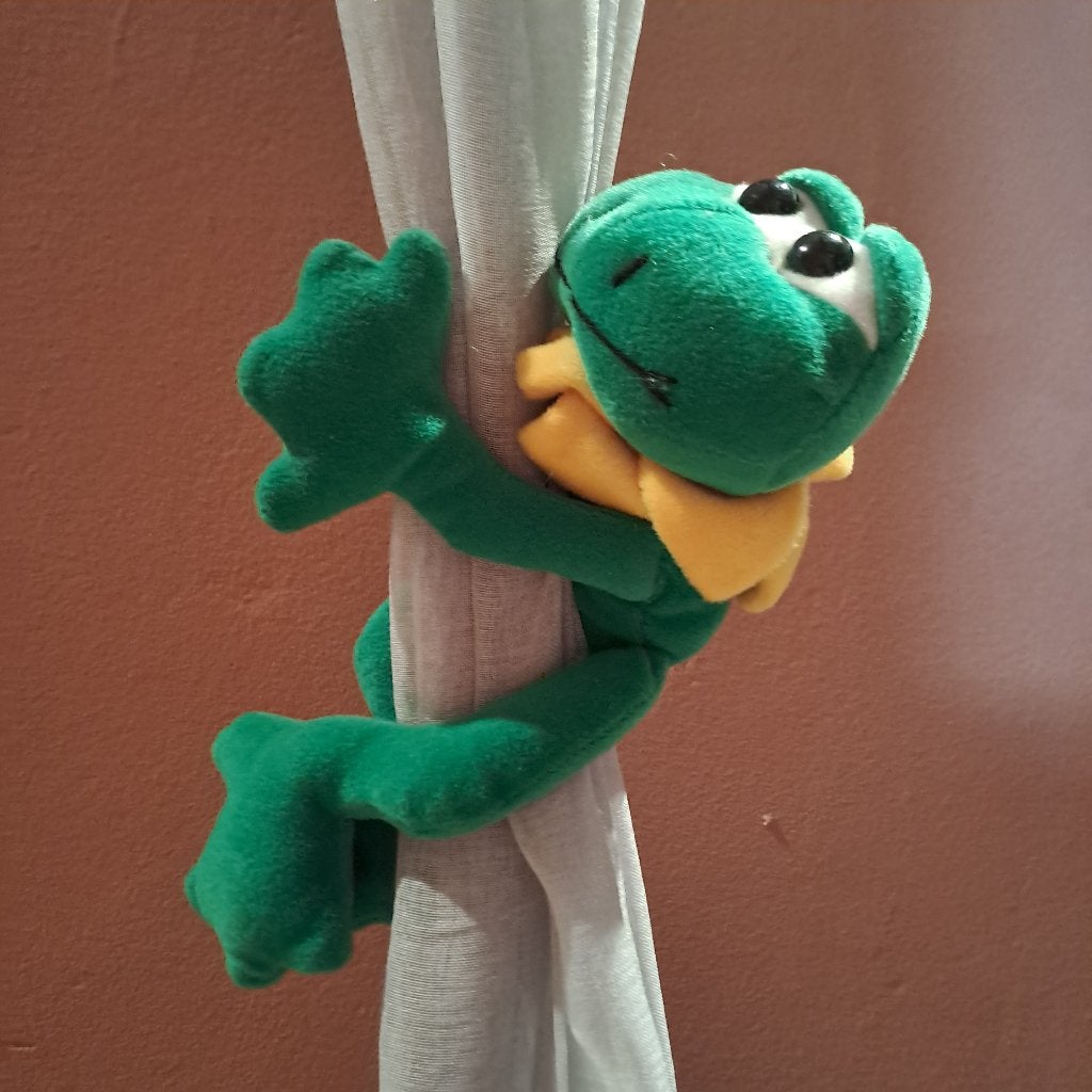 Grenouille avec scratch à suspendre, Enlèvement ou Envoi, Neuf, Jaune, Grenouille