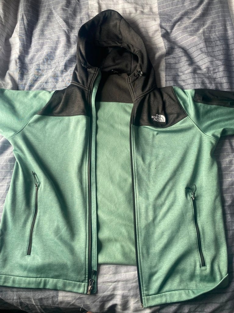 The North Face Full Zip Hoodie Jacket Size XL, Kleding | Heren, Jassen | Zomer, Ophalen of Verzenden, The north face, Groen, Maat 56/58 (XL)