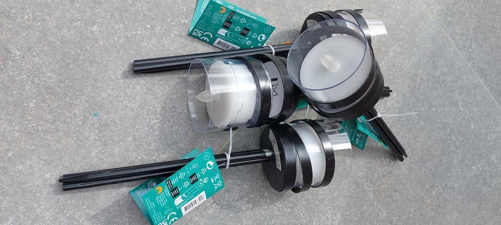 Solar kaars zwart, Enlèvement ou Envoi, Neuf