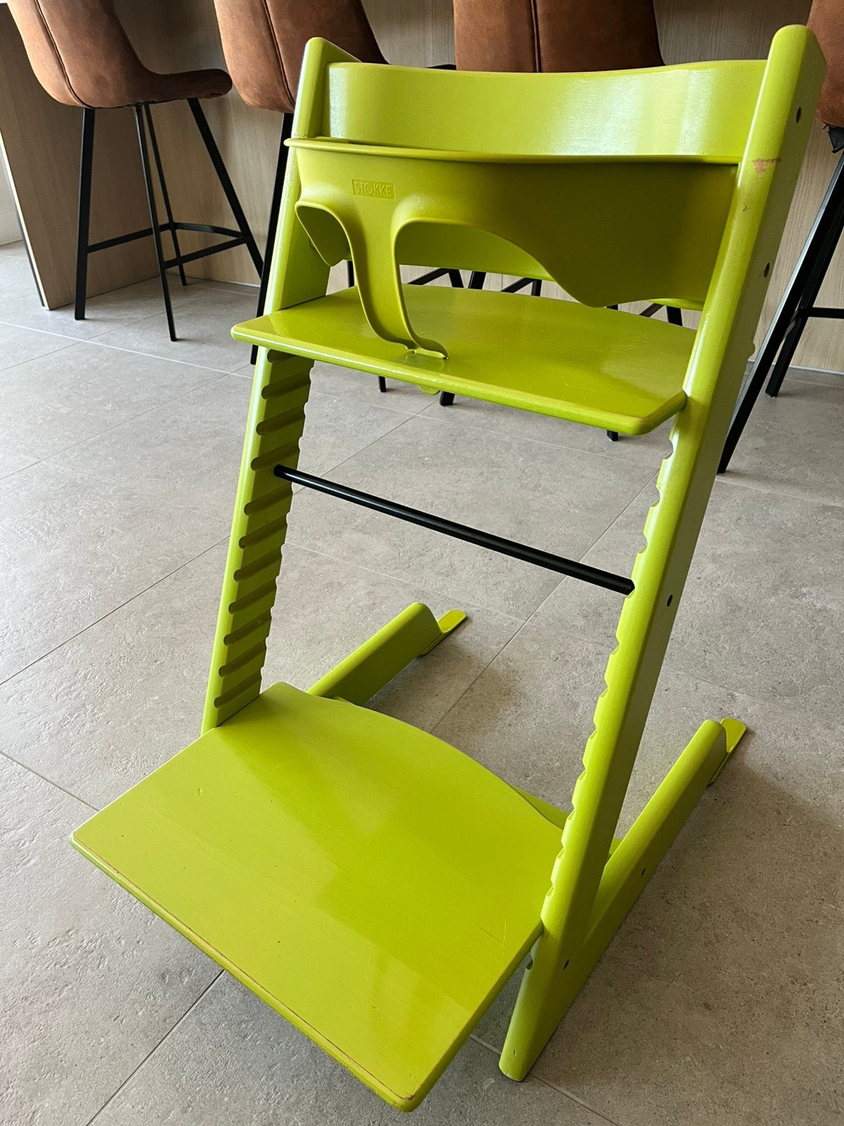 Trip trap stokke, Kinderen en Baby's, Ophalen, Gebruikt, Meegroeistoel, Aanschuifbaar