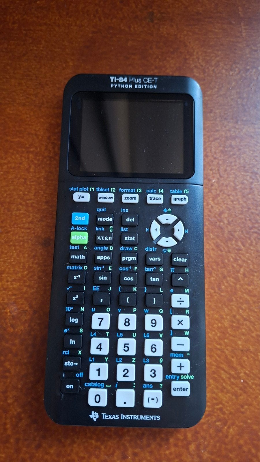 TI-84 Plus CE-T python edition rekenmachine, Ophalen of Verzenden, Grafische rekenmachine, Gebruikt