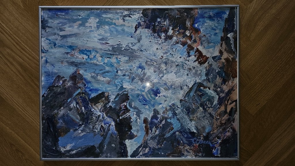 Œuvre à l'huile de Jan Cremer, Antiquités & Art, Enlèvement