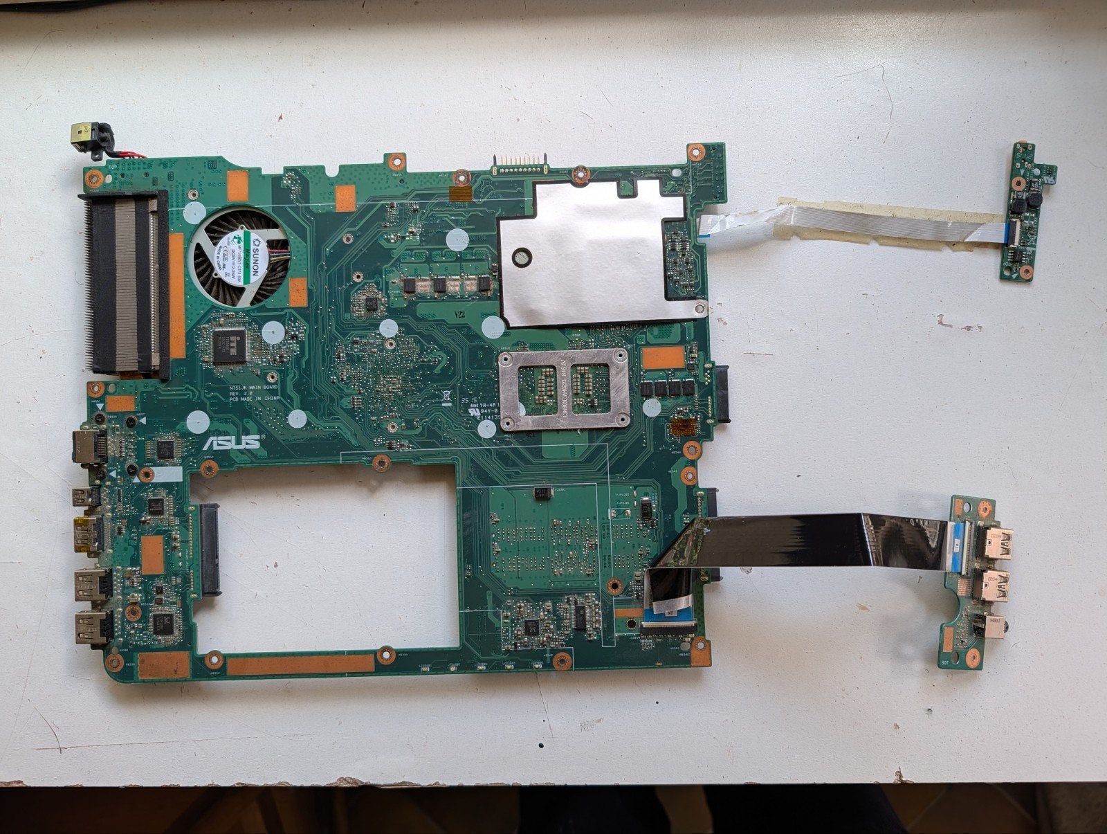 Moederbord Asus N751JX, Enlèvement ou Envoi, Utilisé