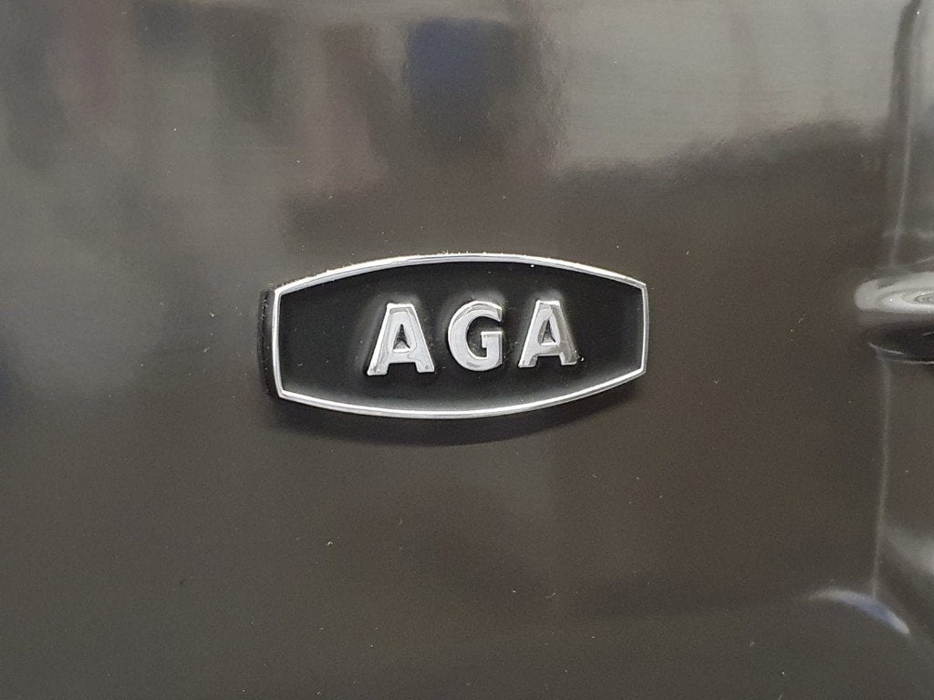 🔥AGA SIX FOUR Fornuis 100cm bruin/ Mocca 4 elektrisch ovens, Gaz, Classe énergétique A ou plus économe, Comme neuf, Enlèvement