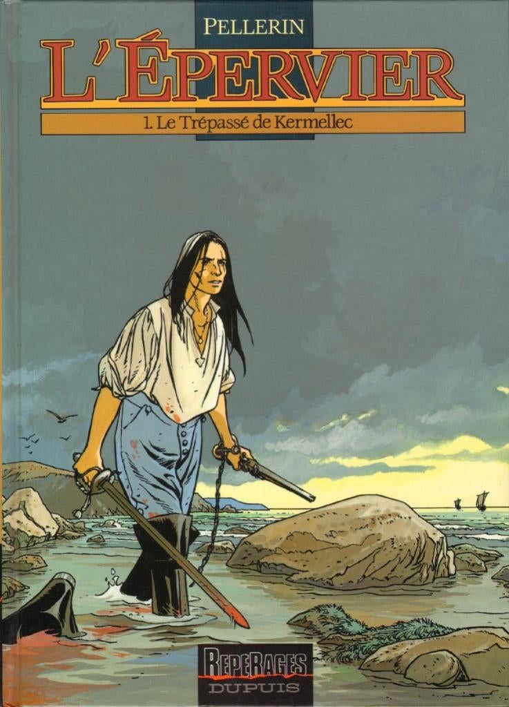 L'épervier : Le trépassé de kermellec (e.o avec ex libris)., Enlèvement ou Envoi, Une BD, Comme neuf, Pellerin
