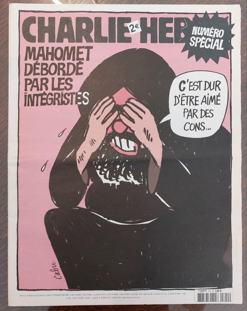 Charlie Hebdo 712 * 08/02/2006 * N8247, Boeken, Tijdschriften en Kranten, Ophalen of Verzenden, Zo goed als nieuw
