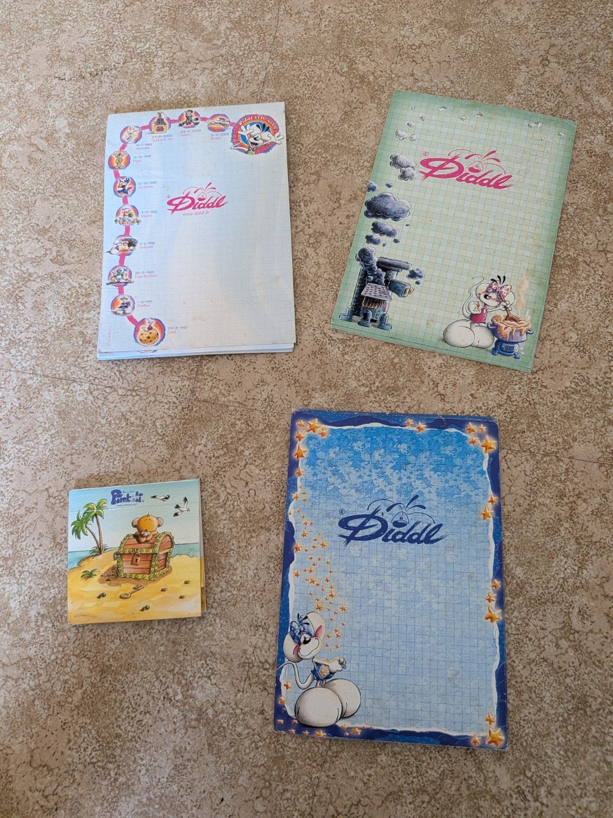 Diddl blokken (samen voor €8), Verzamelen, Ophalen of Verzenden, Diddl