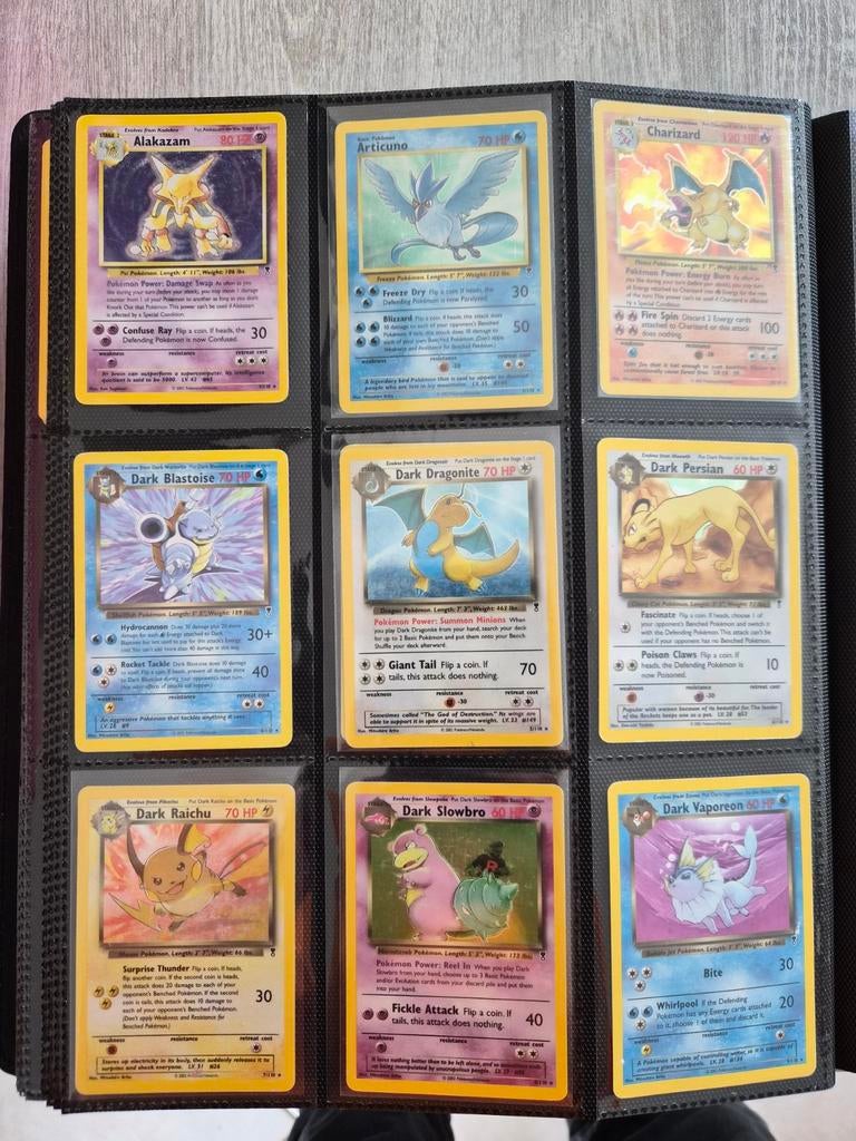 Complete legendary collection set of 110/110 cards, Ophalen of Verzenden, Gebruikt, Meerdere kaarten, Foil