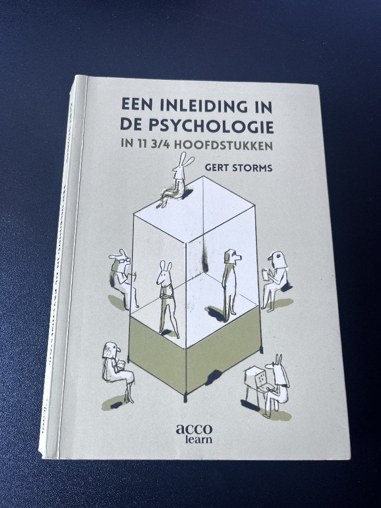 Een inleiding in de psychologie, Ophalen, Gelezen, Sociale psychologie, Gert storms