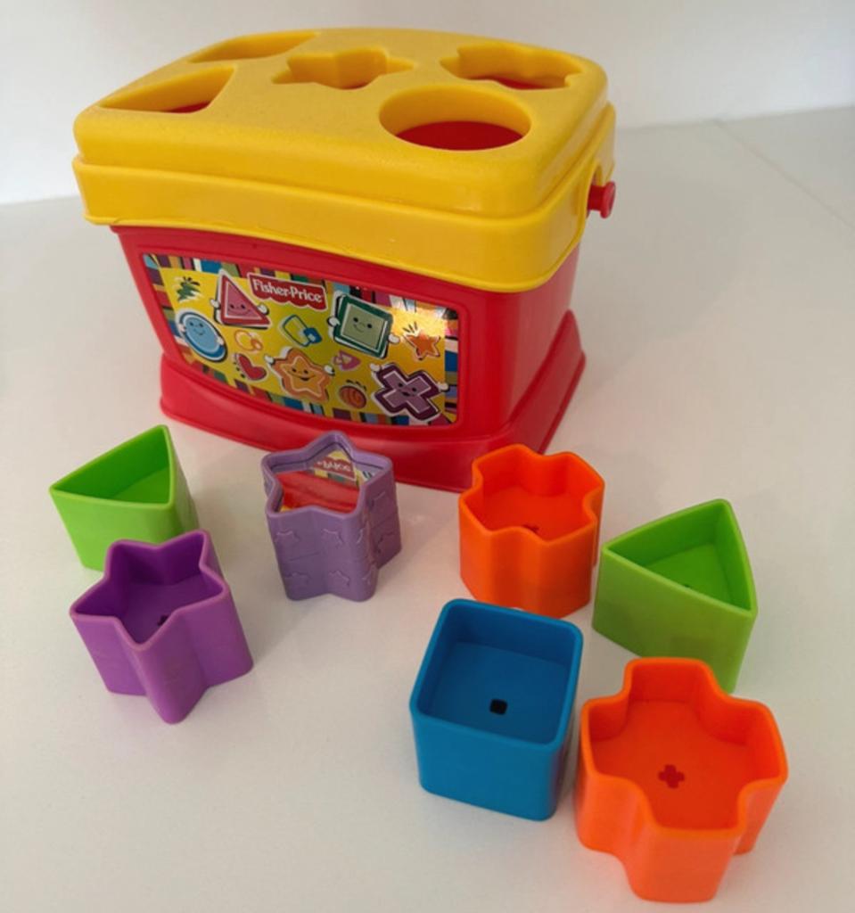 Baby's Eerste Blokken van Fisher-Price 6m-3j, Ophalen of Verzenden, Zo goed als nieuw