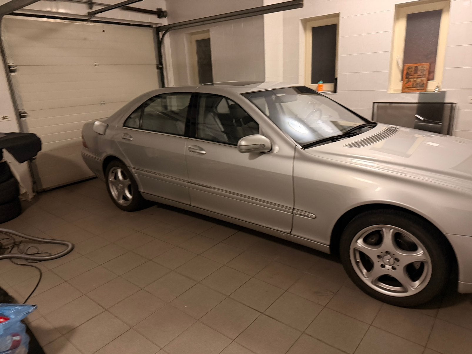 Mercedes-Benz S600 V12 – motor gereviseerd – zeer compleet, Auto's, Berline, Particulier, ABS, S-Klasse