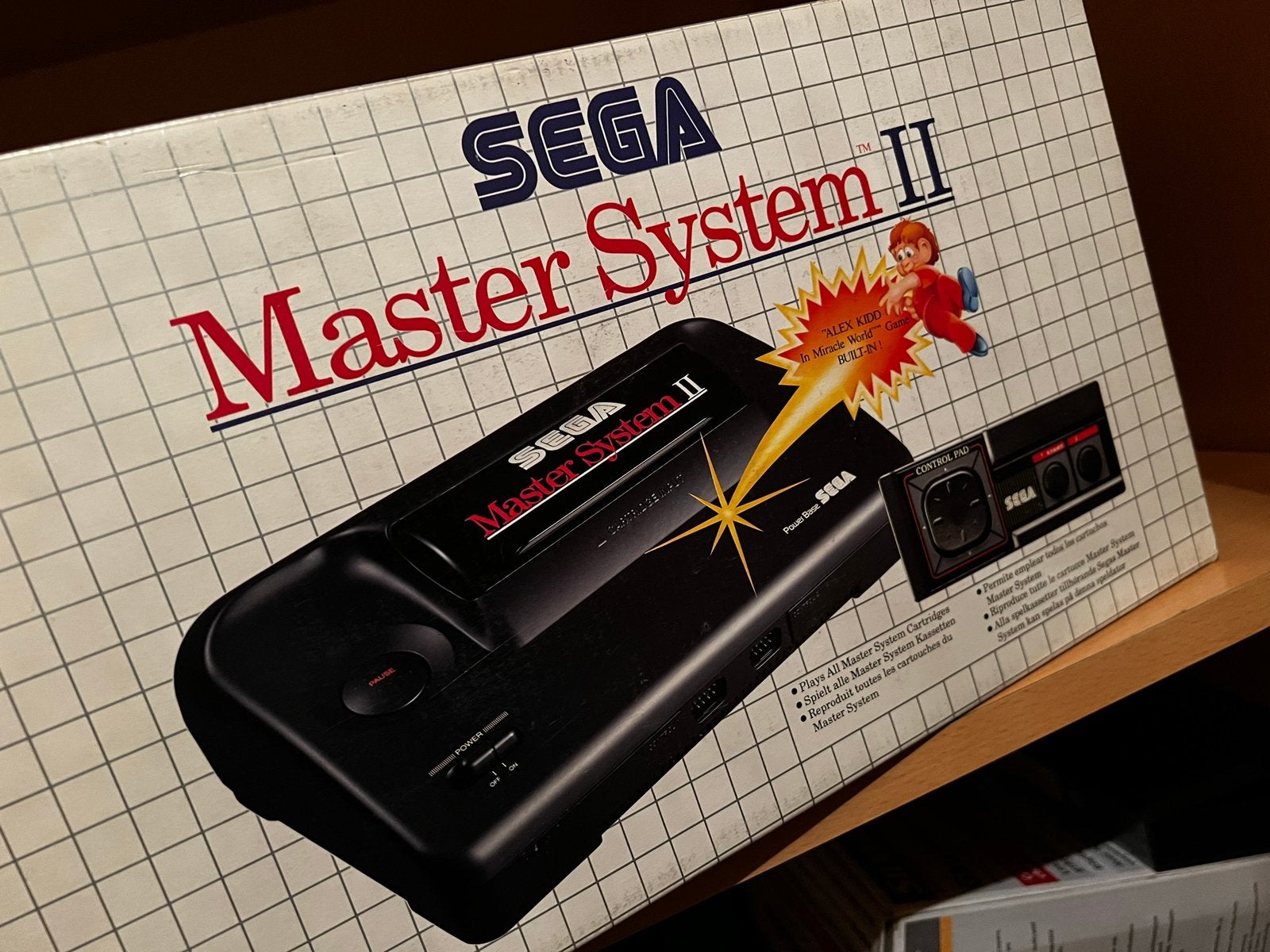 Sega Master System II met vele spellen en doos, Games en Spelcomputers, Games | Sega, Ophalen, Zo goed als nieuw, Master System