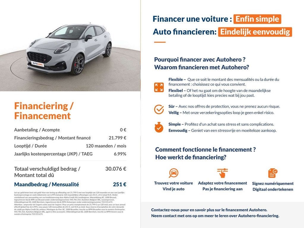 Ford Puma 1.5 EcoBoost ST X (année de construction 2022), Autos, Ford, https://public.car-pass.be/vhr/1df14c78-110b-422b-bbe0-a3e08ff9b48c