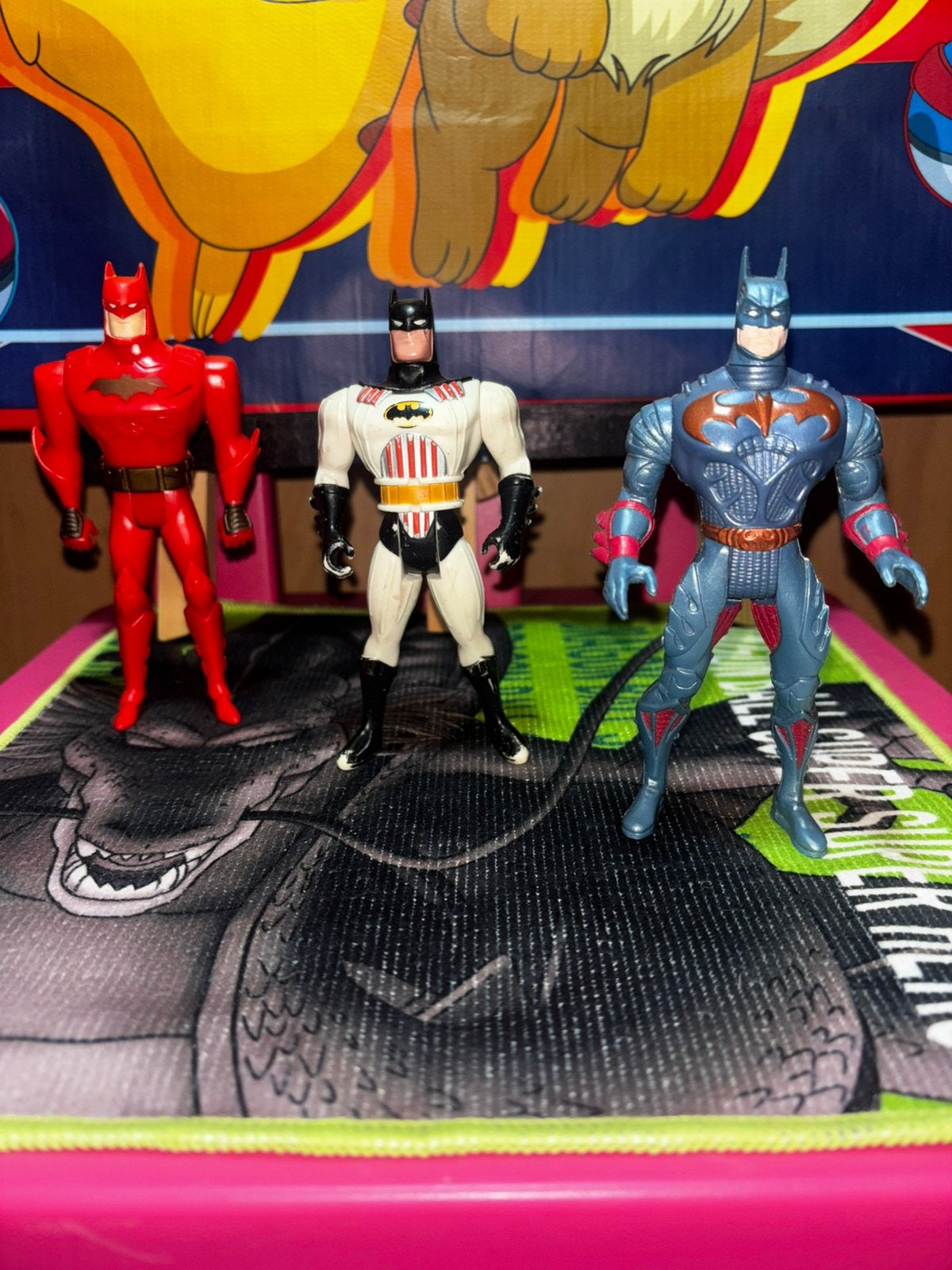 Set van 3 vintage Batman figuren, Ophalen of Verzenden, Gebruikt
