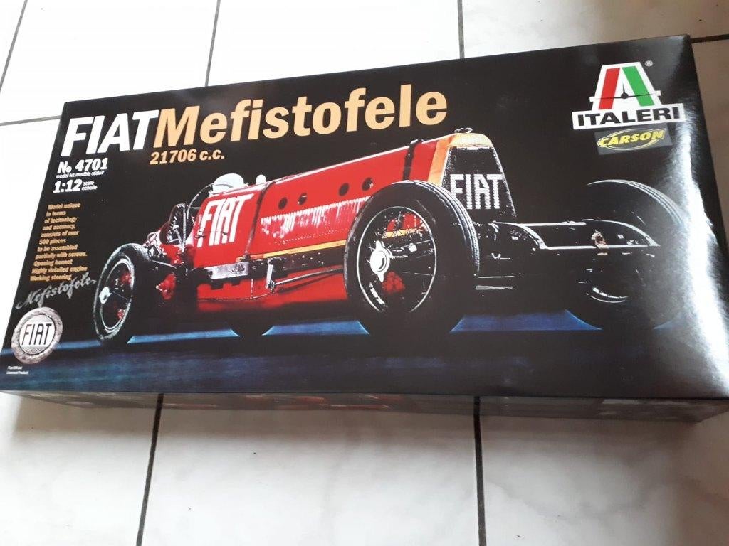 italeri fiat mefistofele 1:12 kit, Hobby en Vrije tijd, Groter dan 1:32, Nieuw, Ophalen of Verzenden, Italeri