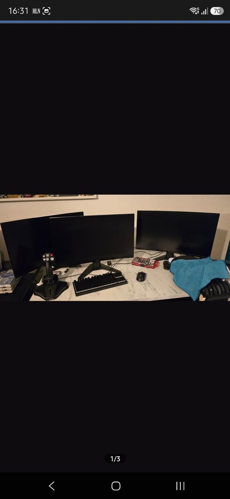 Msi Mac 27CQ6F - QHDCurved gaming monitor 3 stuks, Ophalen