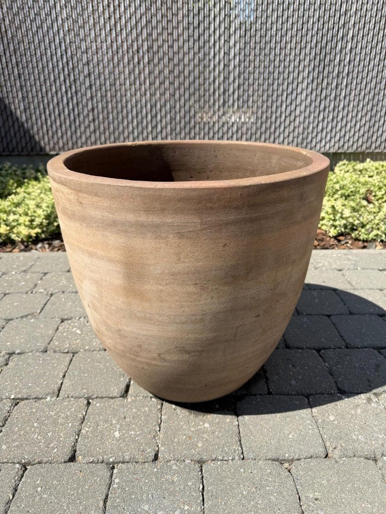 terracotta bloempotten, Tuin en Terras, Bloempotten, Ophalen, 40 cm of meer, Rond, Zo goed als nieuw