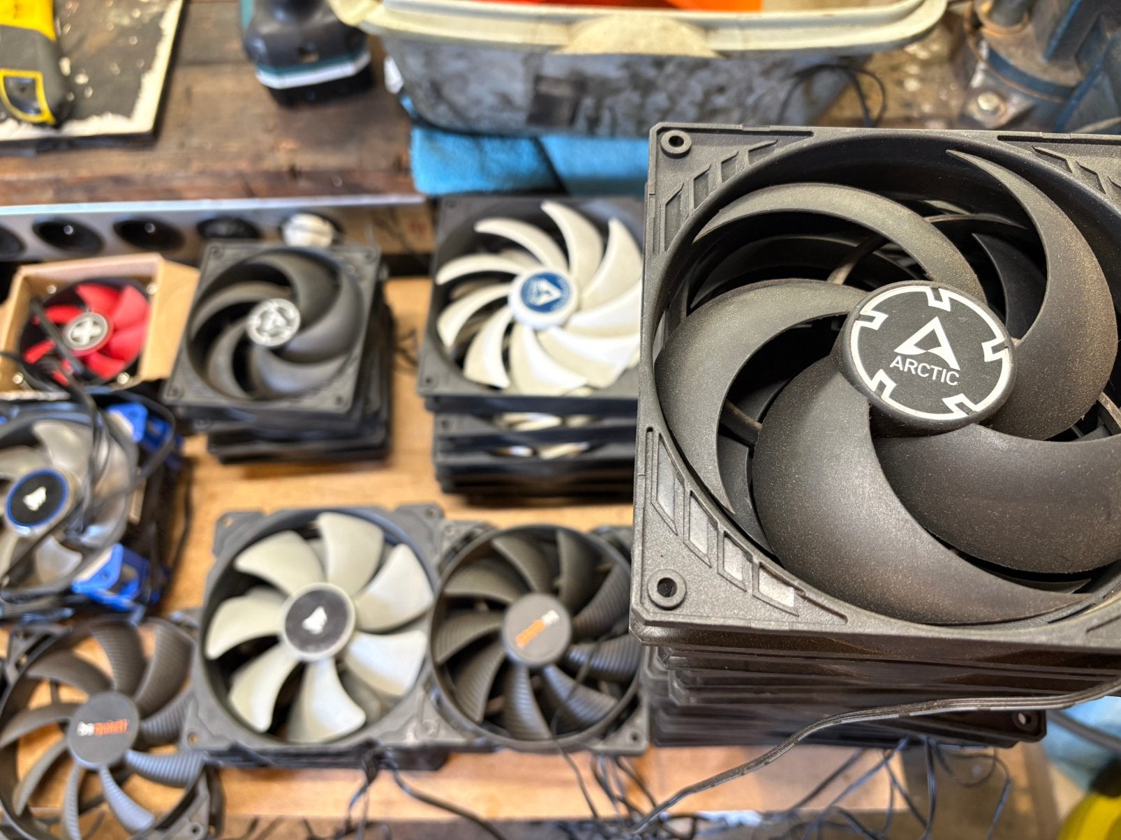 Lot ventilateur pc 120mm-140 mm, Enlèvement ou Envoi, Utilisé