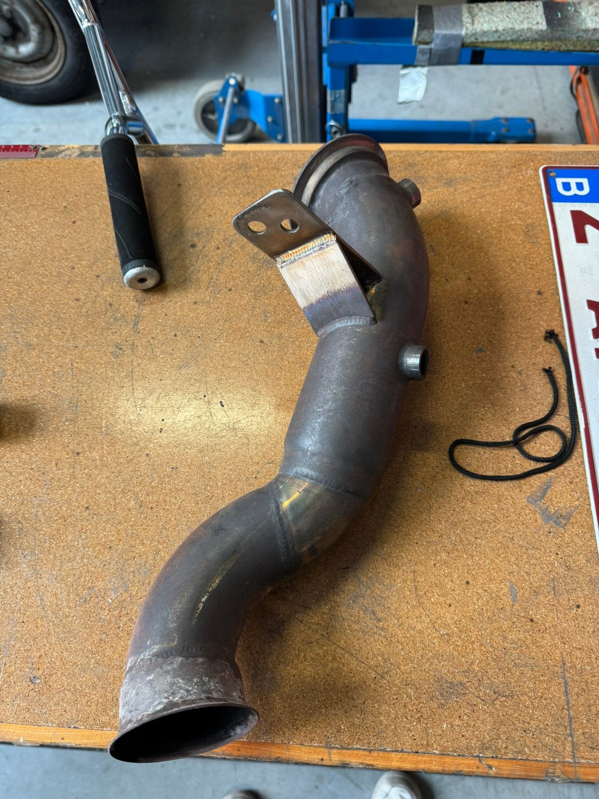 Downpipe mercedes c klasse (met fake catalysator), Ophalen, Mercedes-Benz