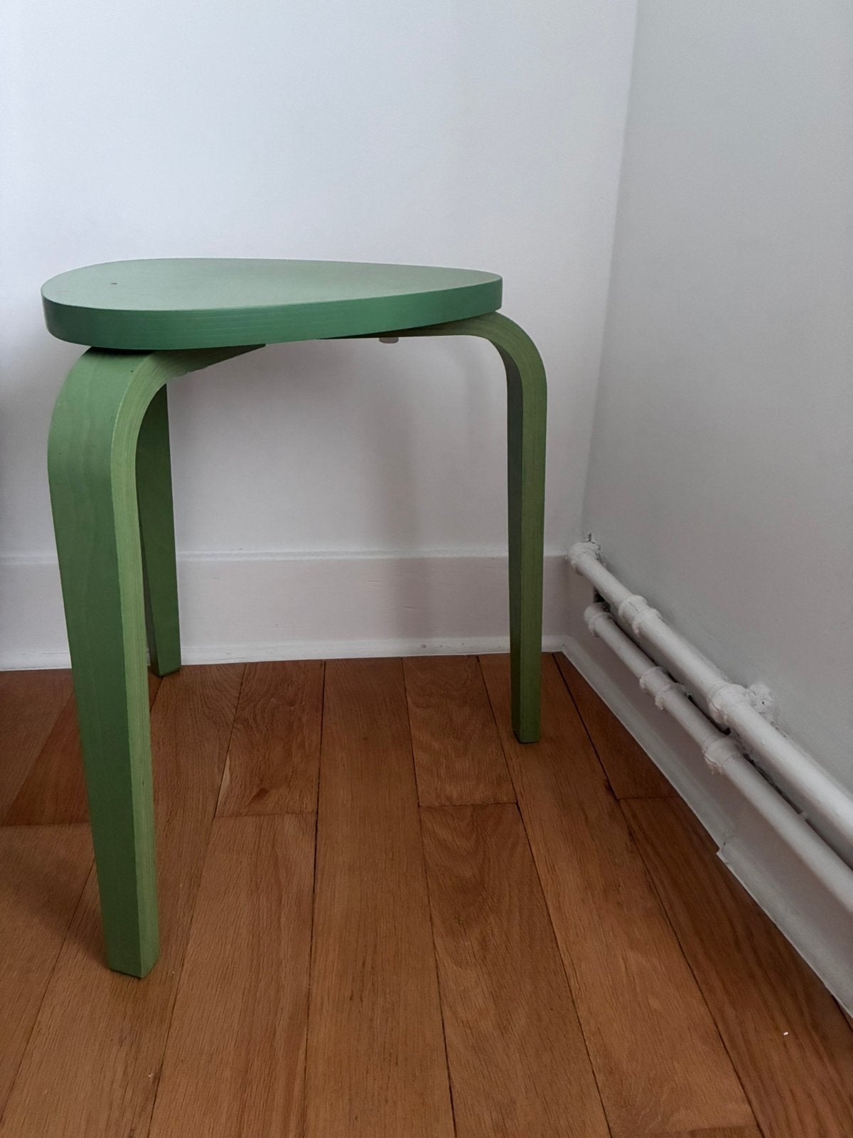 Tabouret vert Ikea Kyrre, Maison & Meubles, Enlèvement, Comme neuf, Bois