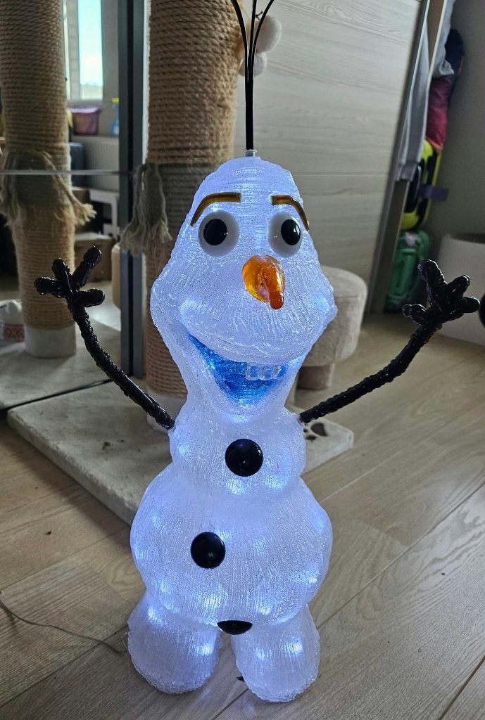 Olaf Kerstverlichting, Ophalen, Gebruikt
