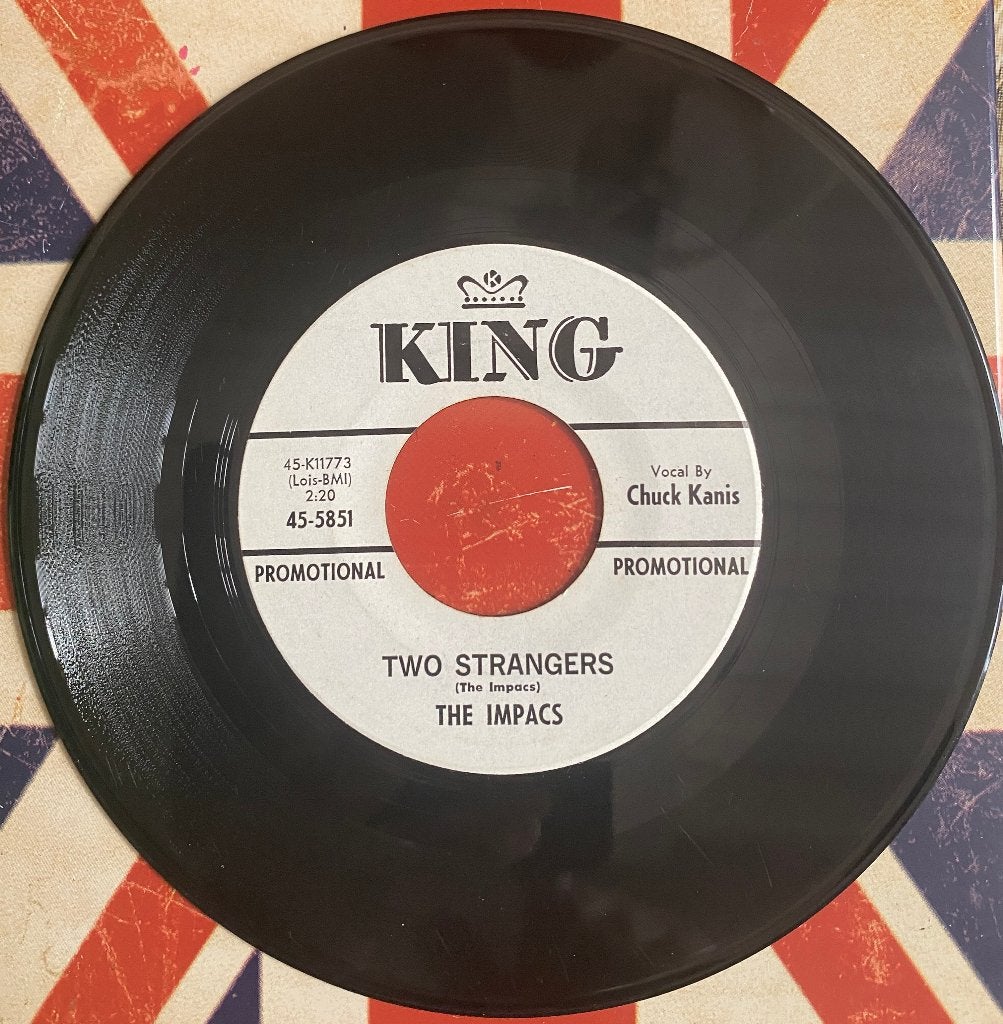 The Impacs - Two Strangers 7" (1964) | Promo Popcorn VG+, CD & DVD, Vinyles Singles, Utilisé, Autres genres, Autres types, Pressage original
