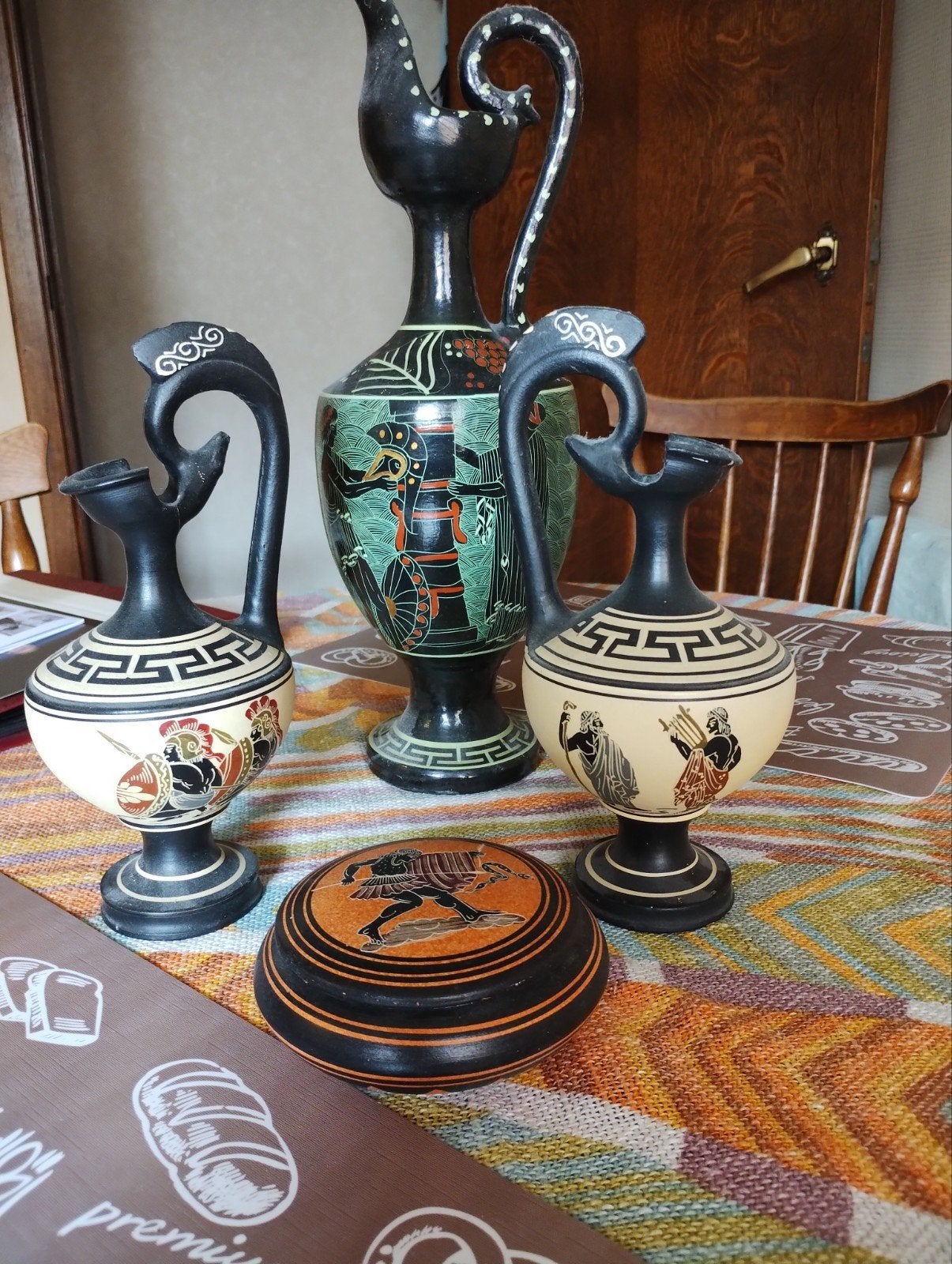 Vaasjes uit Griekenland., Antiek en Kunst, Antiek | Woonaccessoires, Ophalen