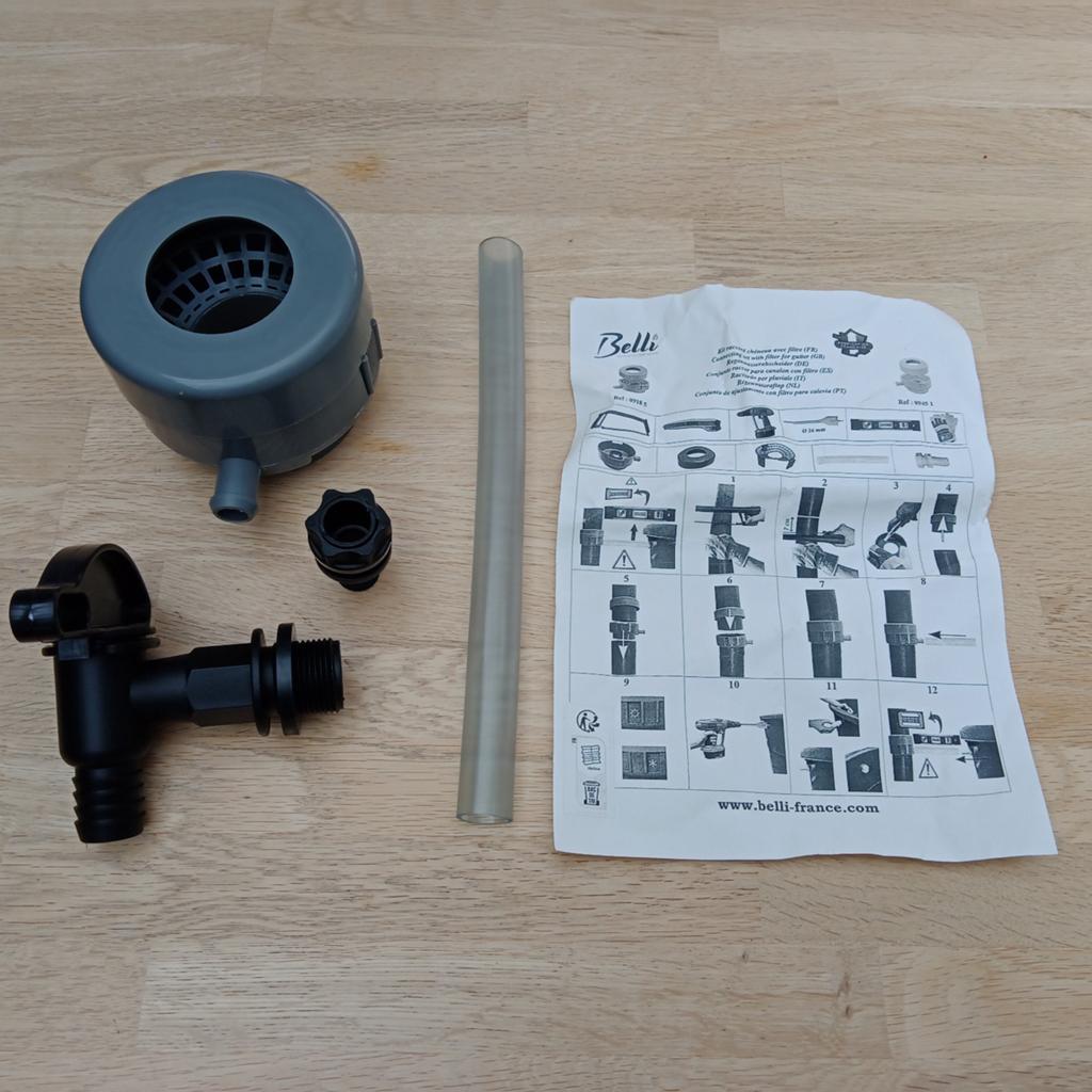 Kit de connexion tonneau eau de pluie, Enlèvement ou Envoi