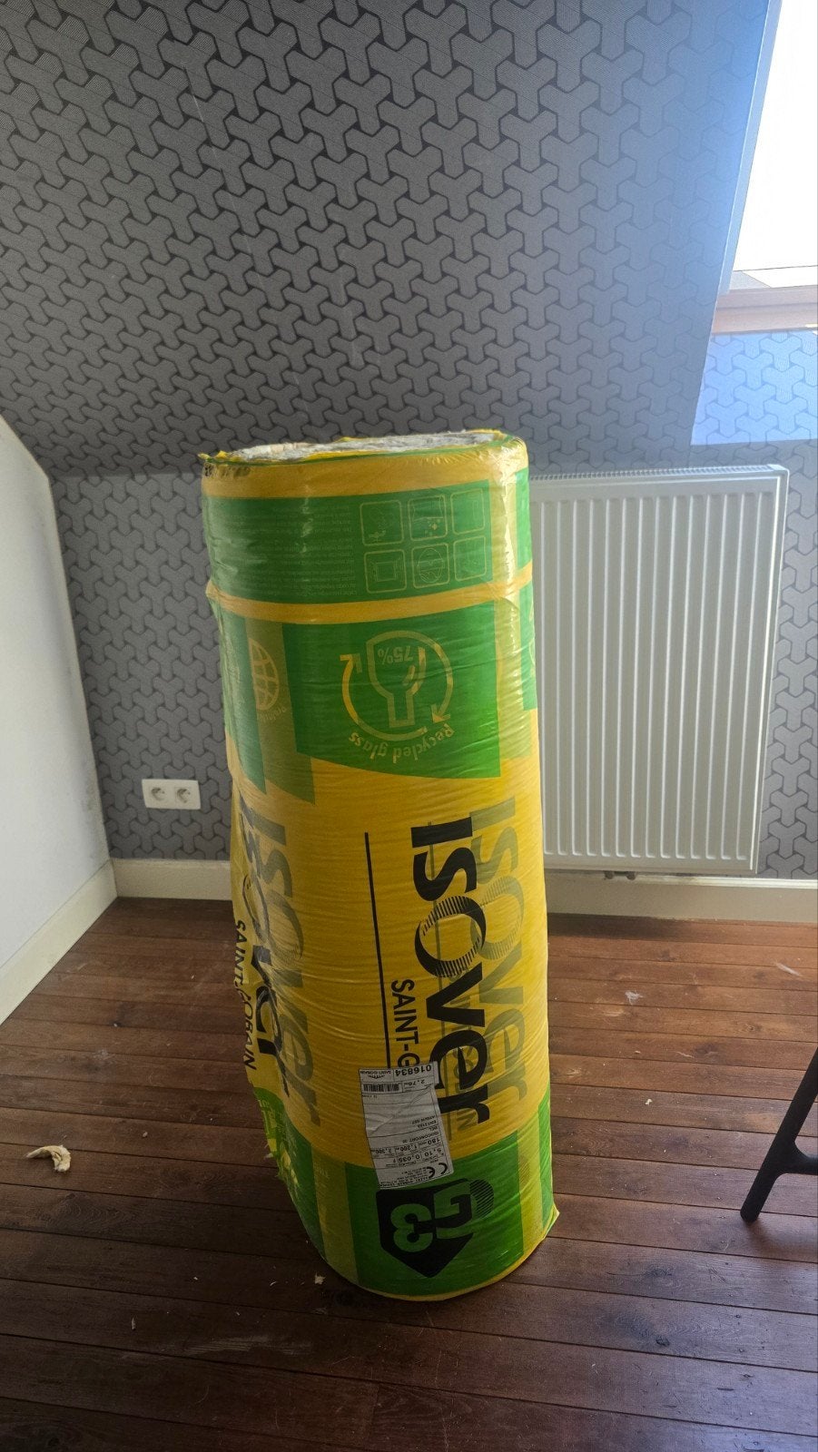 Glaswol Isover, Doe-het-zelf en Bouw, Ophalen, Glaswol